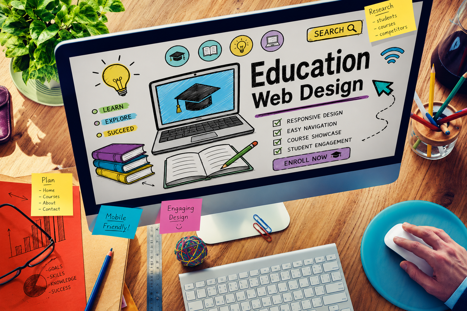 Education Website Design Hyderabad