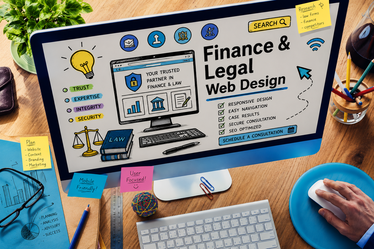 Finance and Legal Website Design Hyderabad