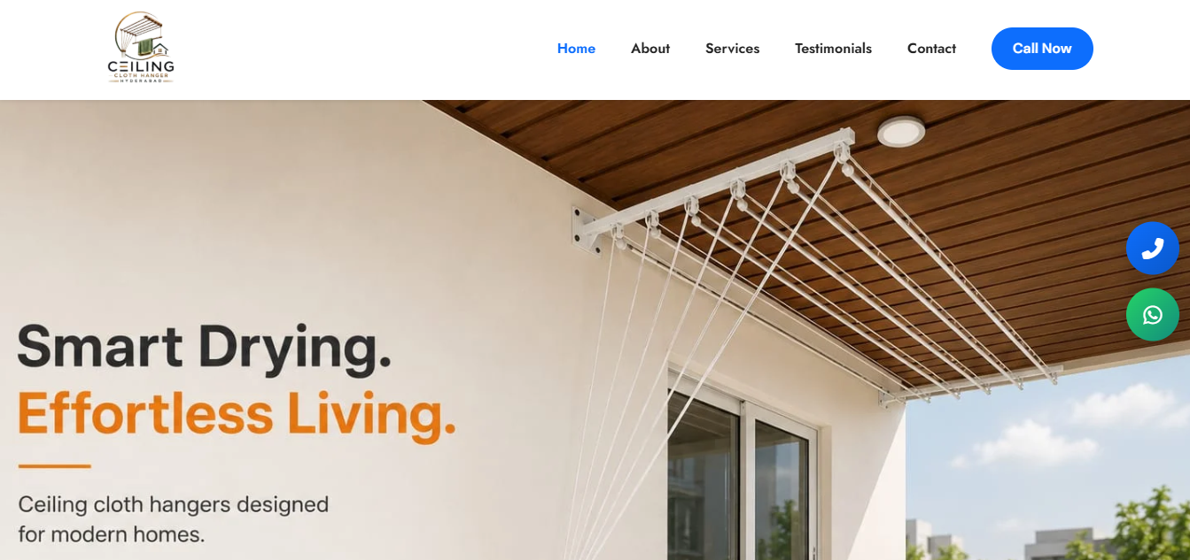 Ceiling Cloth Hanger Hyderabad